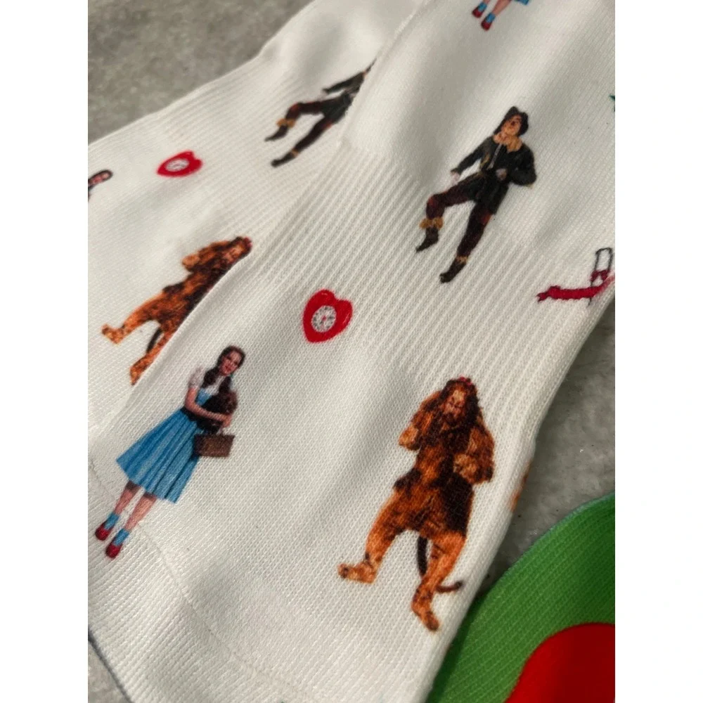 New Wizard of Oz Socks Women OS Multi Crew 2 Pack Bad Witch Dorothy Sphere New